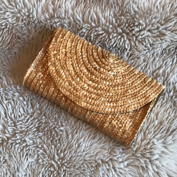 ASOS Handbags - Woven wicker clutch purse